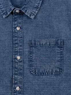 Chemise en jean garçon (XXS-M)