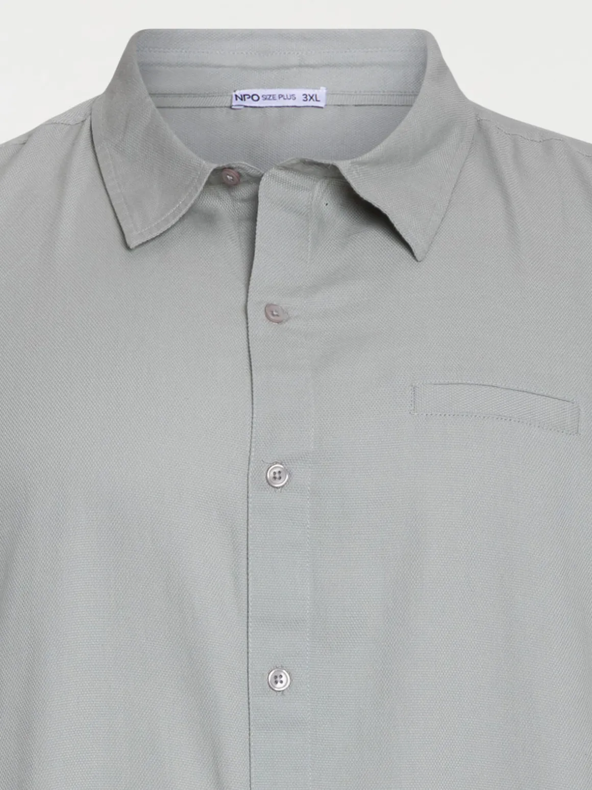 Chemise fausse poche grande taille homme
