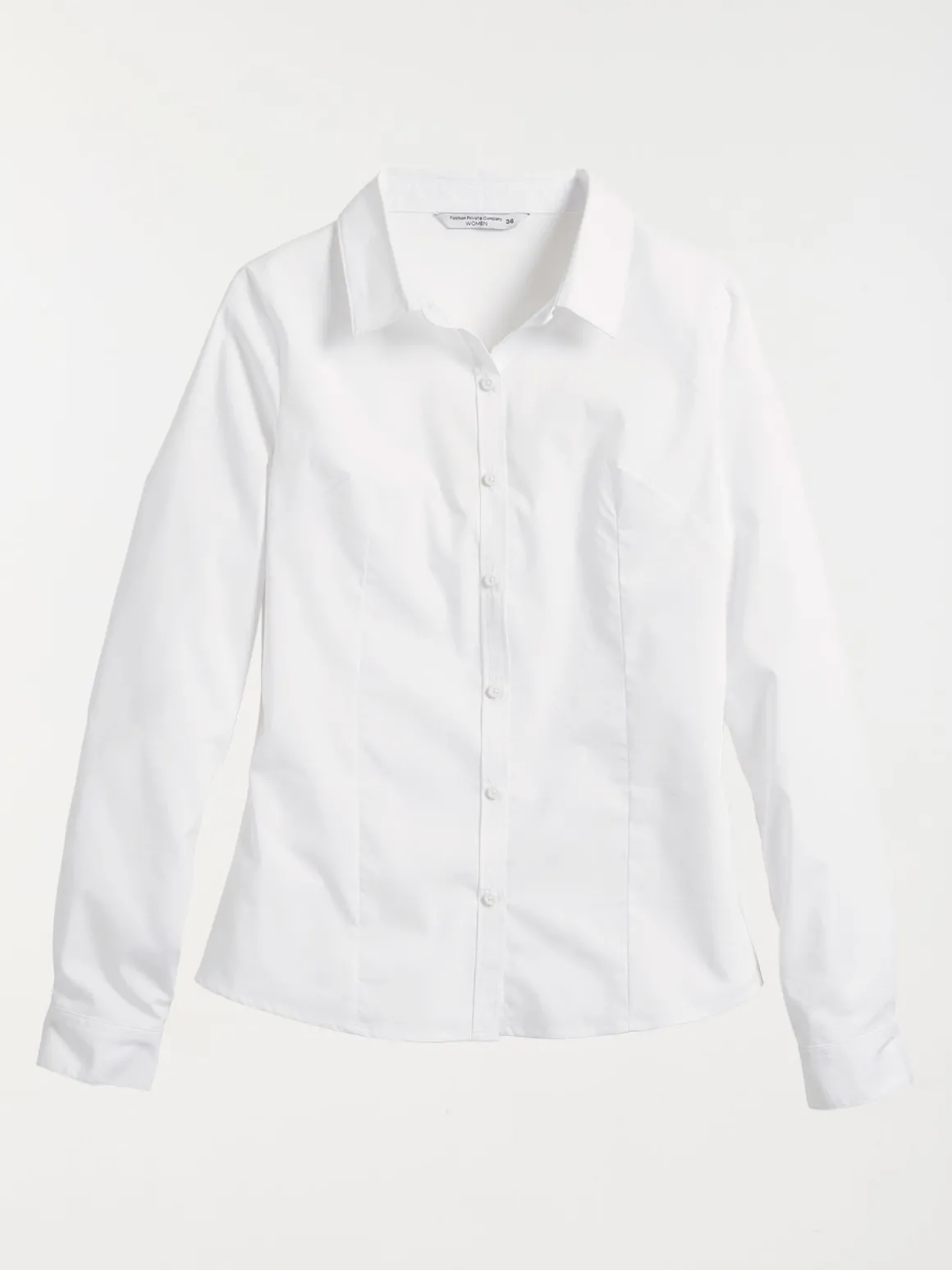 Chemise femme coloris blanc