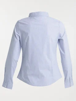 Chemise femme coloris bleu ciel