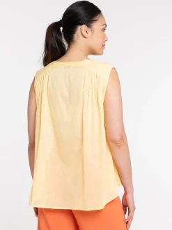 Chemise femme jaune summer