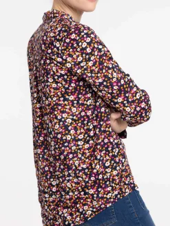 Chemise fleurie femme