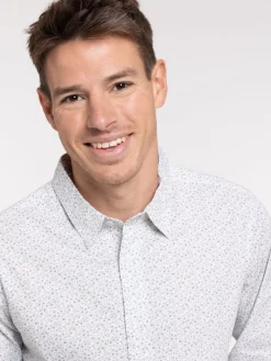 Chemise fleurie manches longues homme