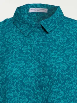 Chemise florale grande taille femme