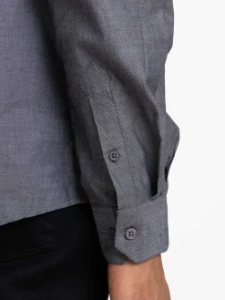Chemise gris anthracite homme