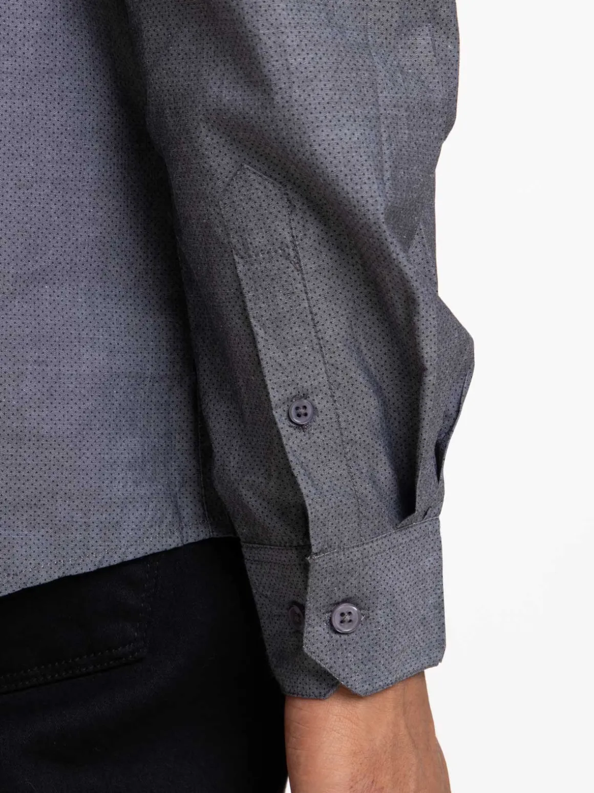 Chemise gris anthracite homme