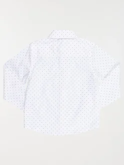 Chemise imprimée blanche garçon (3-12A)
