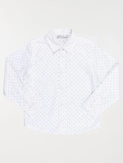 Chemise imprimée blanche garçon (3-12A)