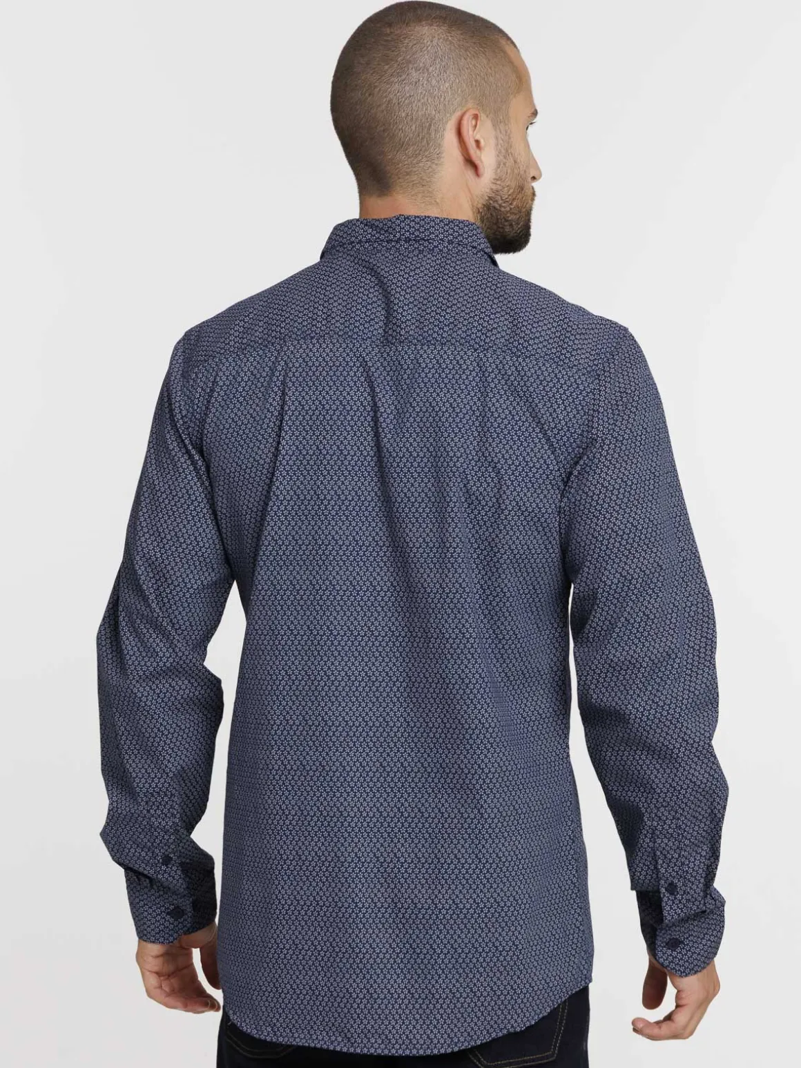 Chemise imprimée fleurs homme