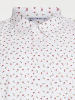 Chemise imprimée grande taille homme