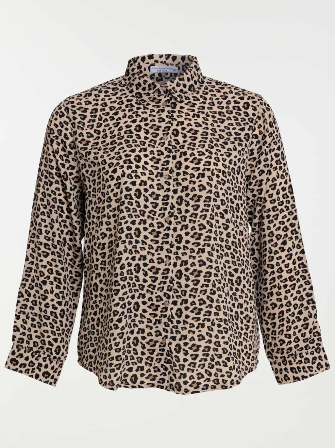 Chemise léopard grande taille femme