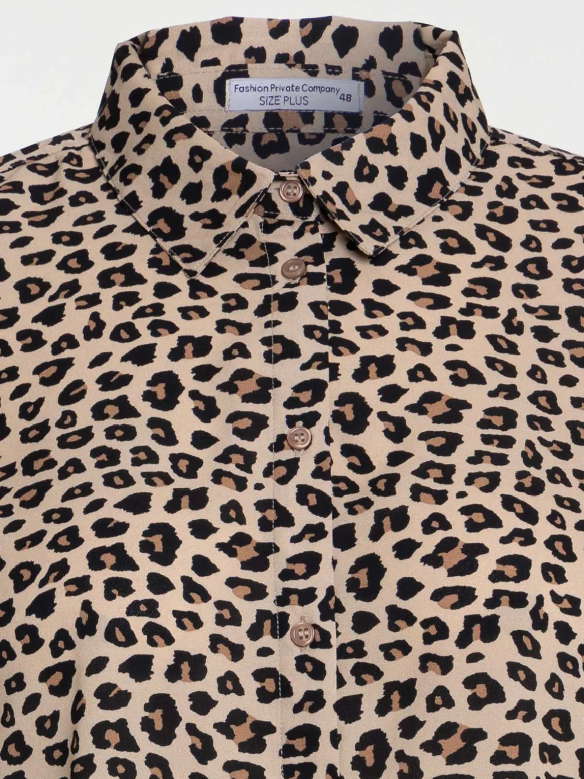Chemise léopard grande taille femme