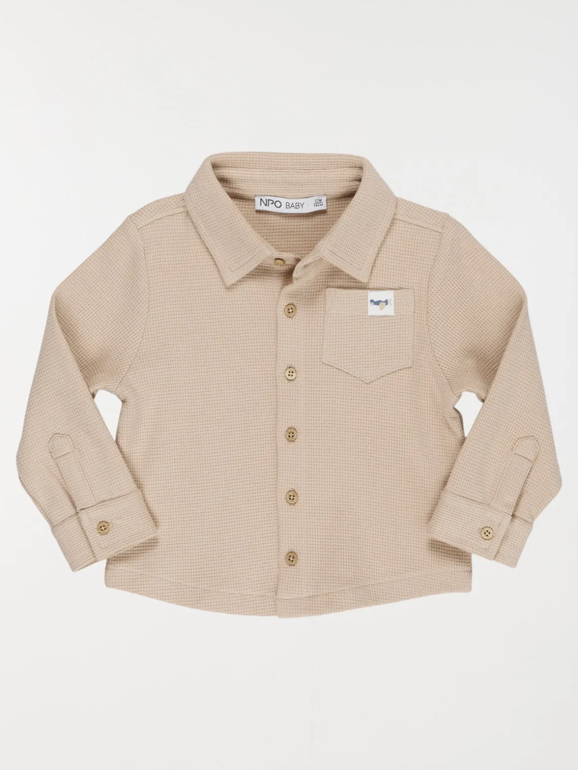 Chemise manches longues garçon (3-36M)
