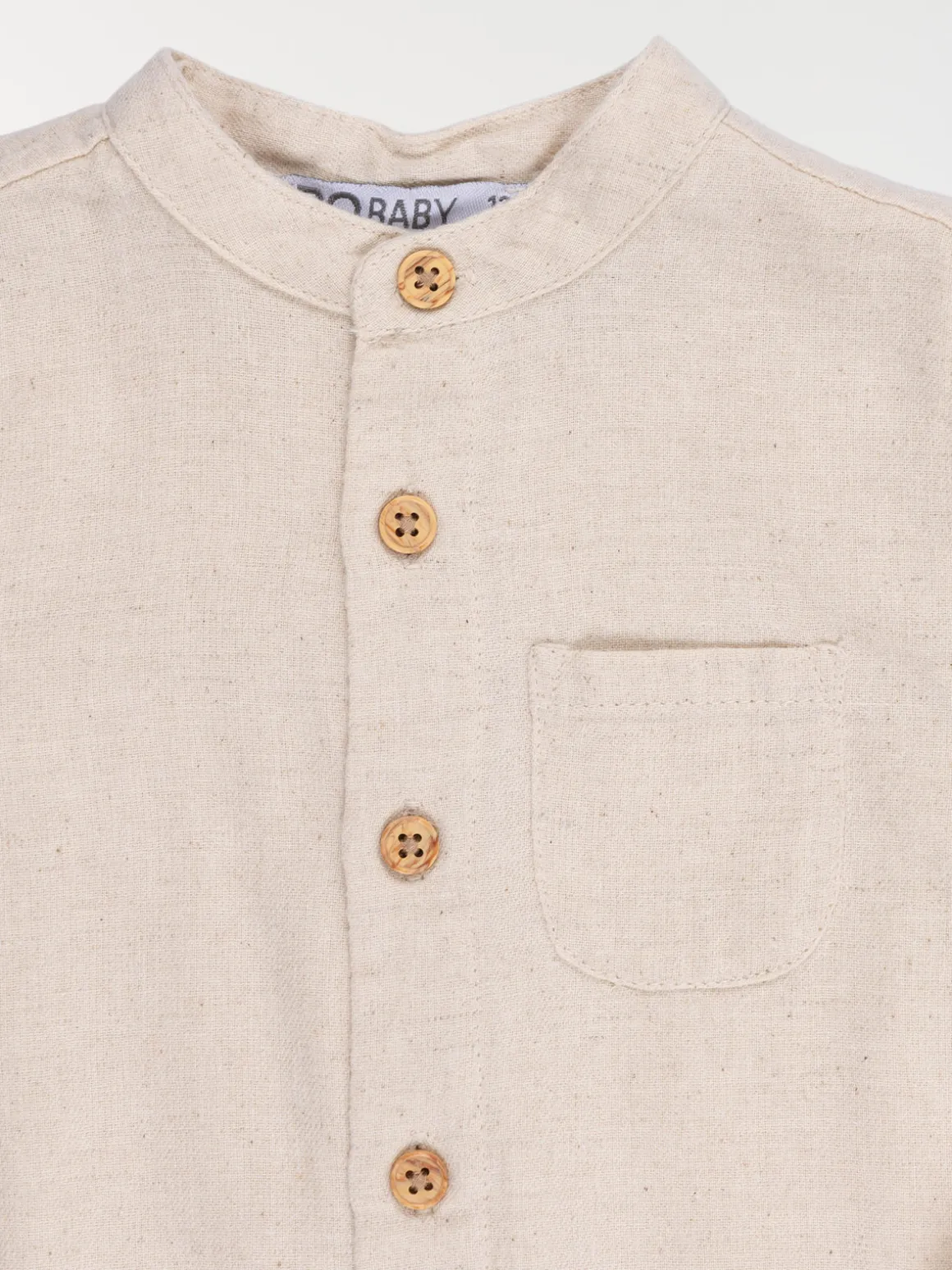 Chemise manches longues garçon (6-36M)