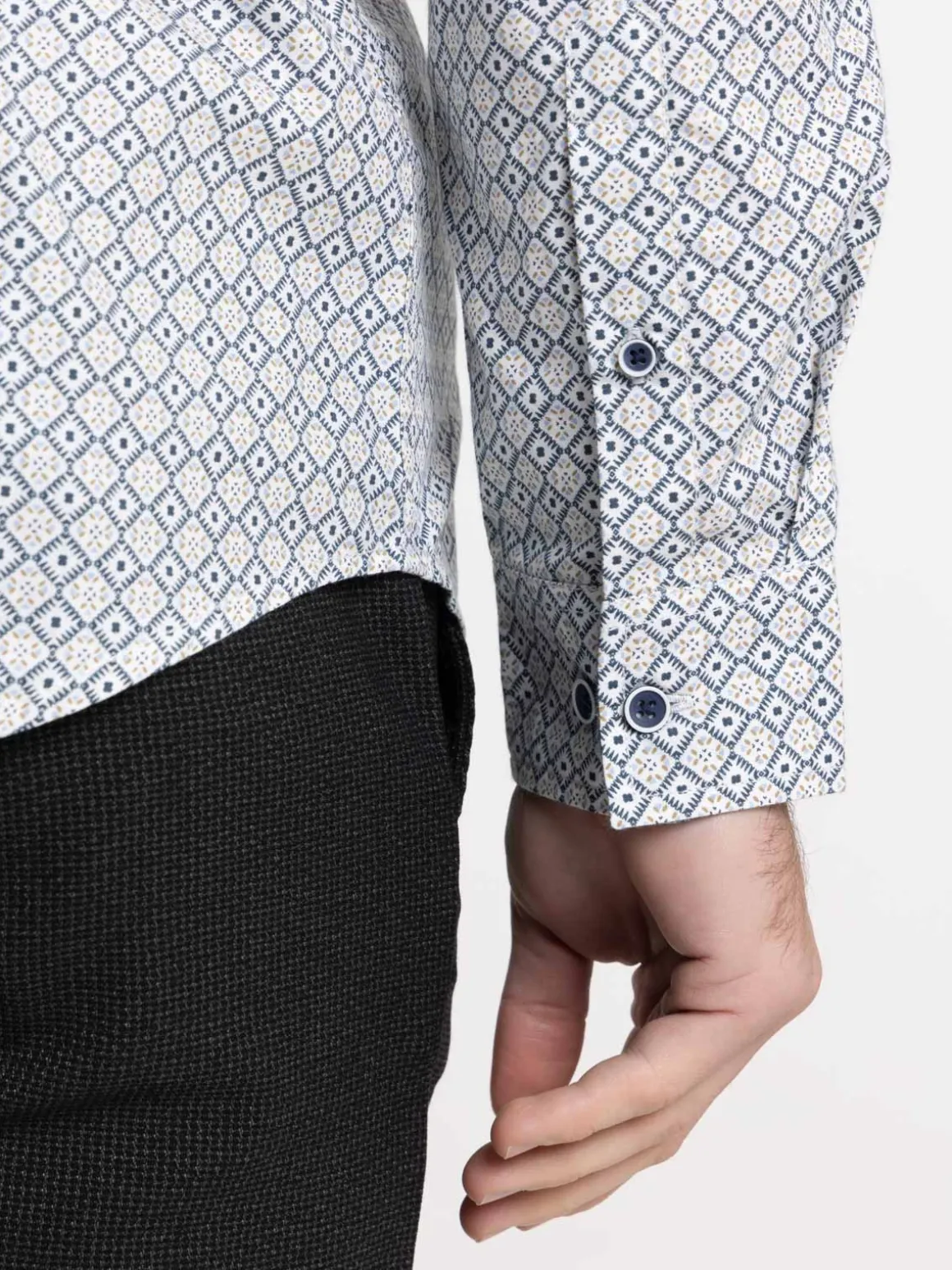 Chemise motif all over homme