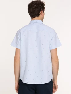 Chemise motif citron et cocktail homme