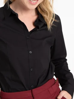 Chemise noire femme