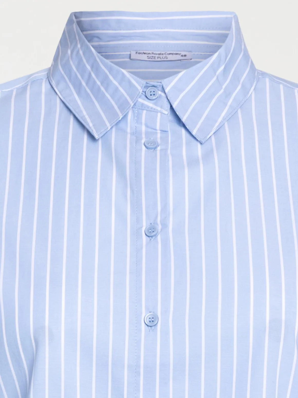 Chemise rayée femme grande taille