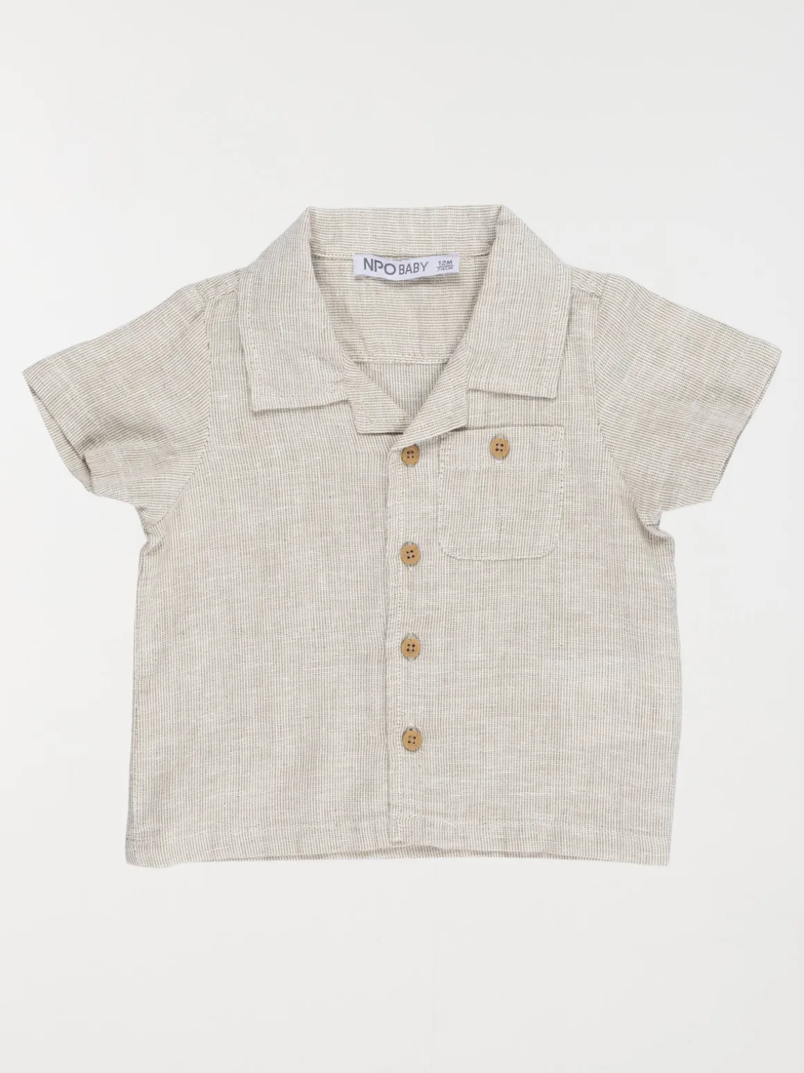 Chemise rayée garçon (6-36M)