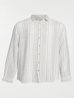 Chemise rayée grande taille homme
