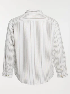 Chemise rayée grande taille homme