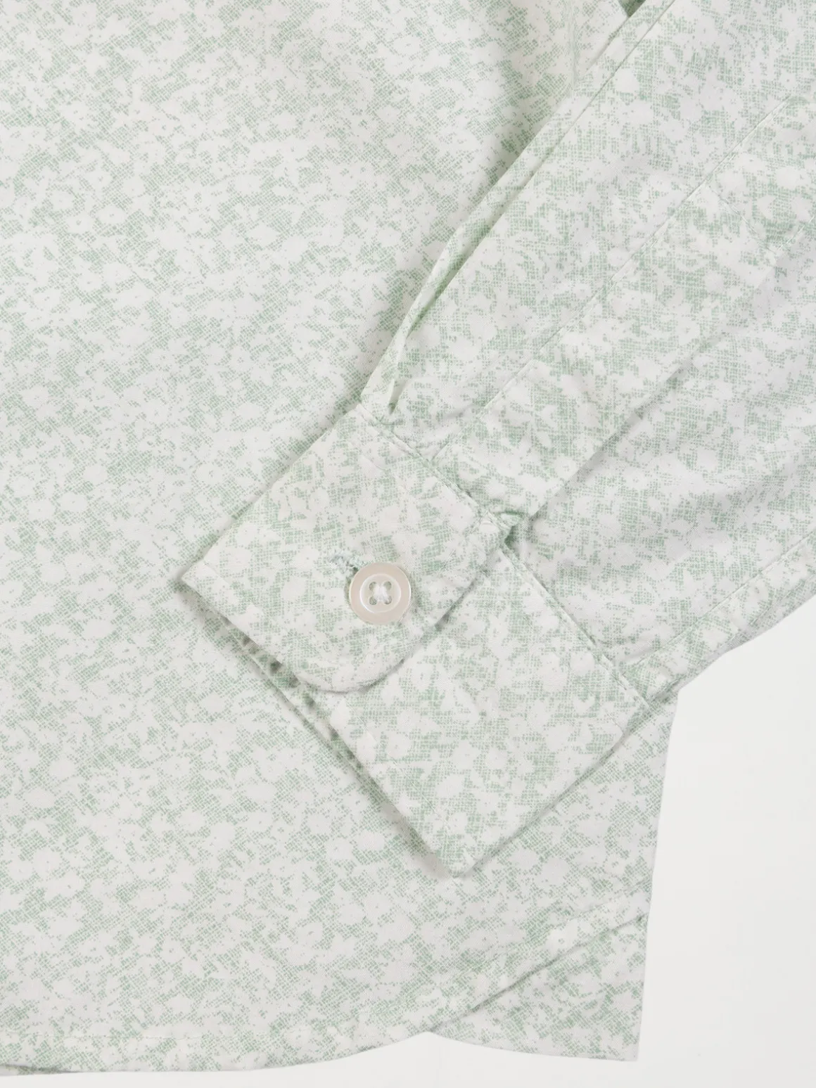 Chemise vert pâle imprimée garçon (3-8A)