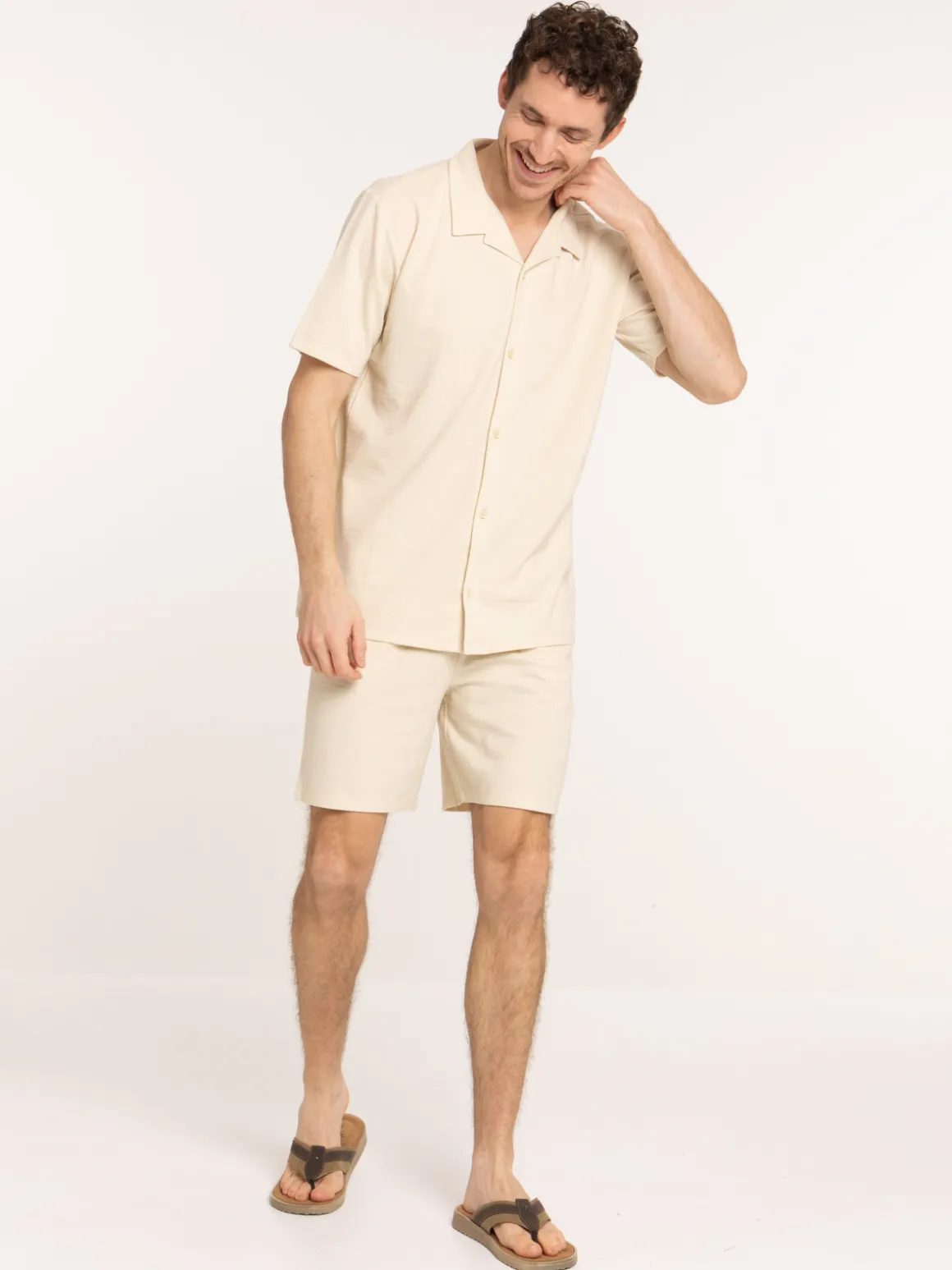 Chemisette col tailleur homme