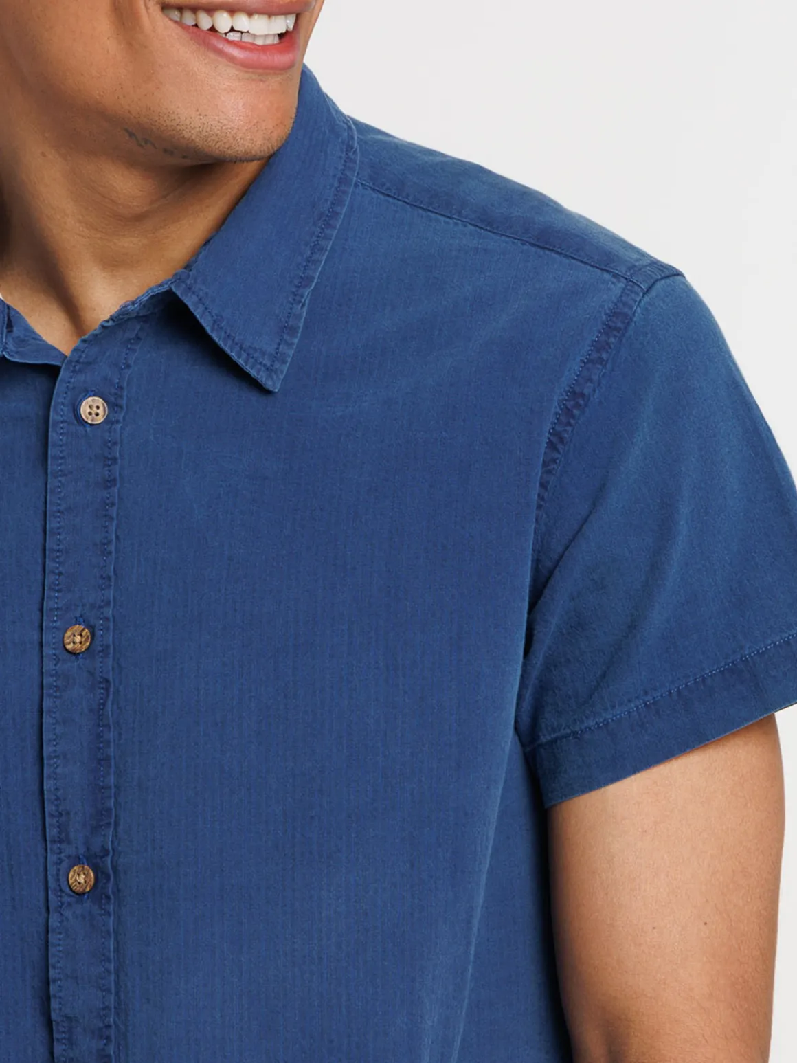Chemisette en coton homme