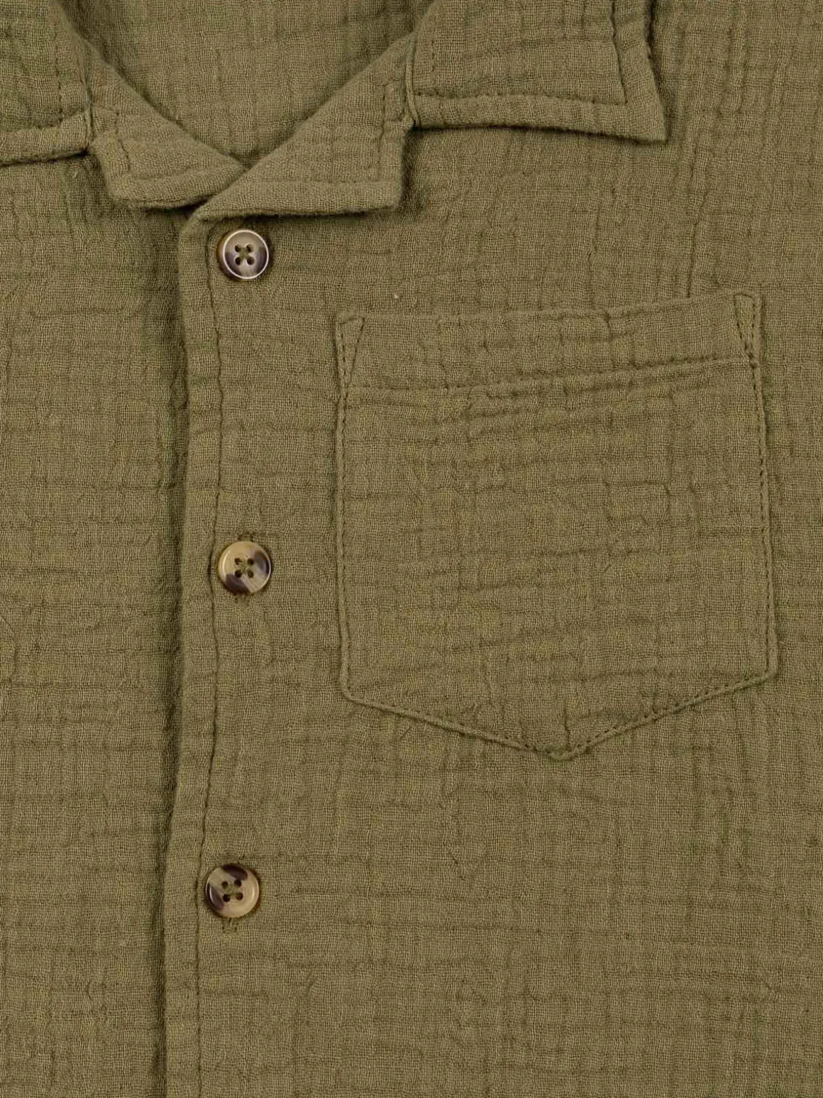 Chemisette olive fiesta garçon (3-12A)