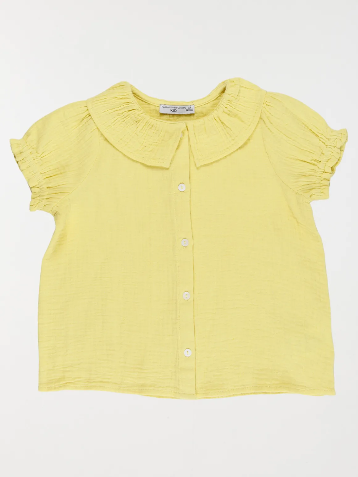 Chemisier gaze de coton fille (3-12A)