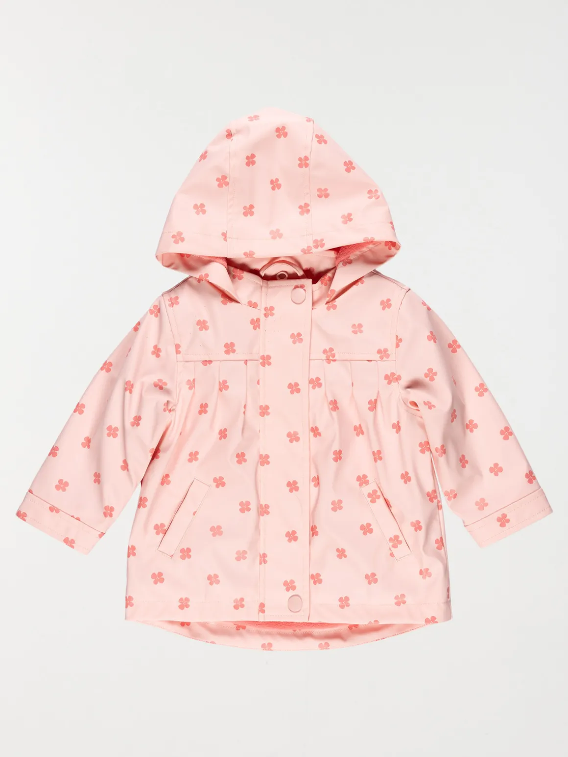 Ciré à capuche fleuri fille (3-24M)