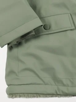 Ciré à capuche vert fille (3-12A)