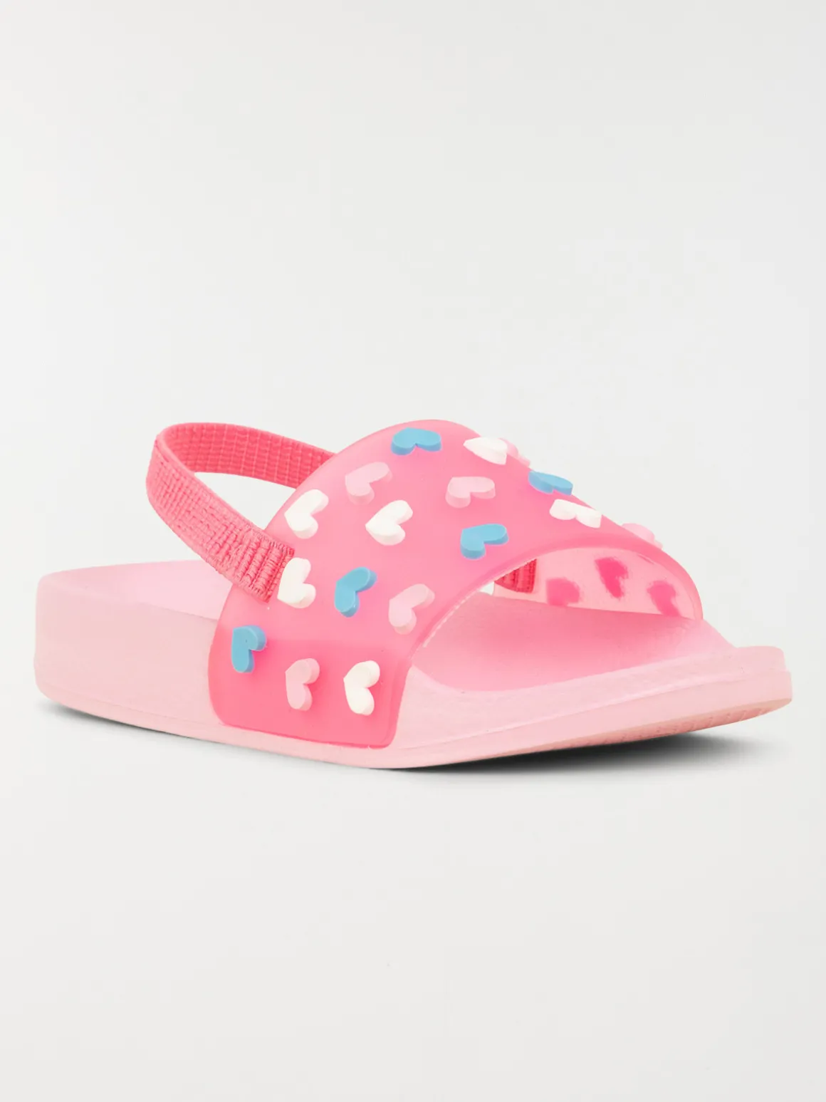 Claquette motif coeur fille (24-30)