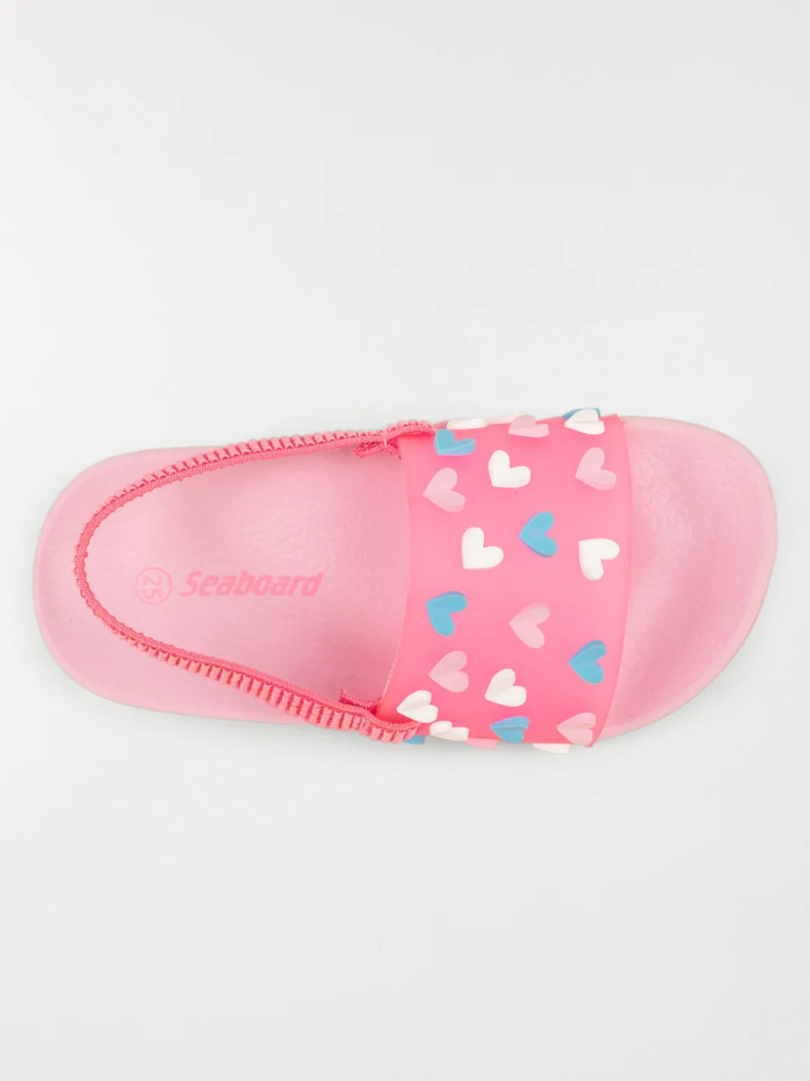 Claquette motif coeur fille (24-30)