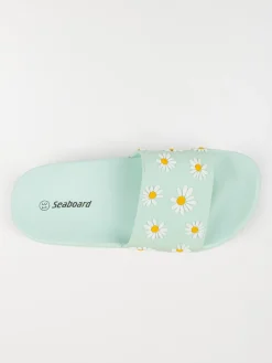 Claquette vert menthe fille (31-35)