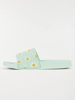 Claquette vert menthe fille (31-35)