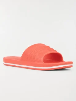 Claquettes coloris corail femme (36-41)