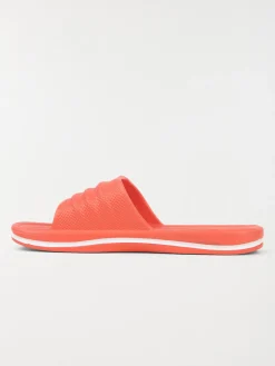 Claquettes coloris corail femme (36-41)