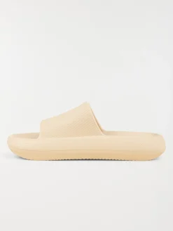 Claquettes couleur sable femme (36-41)