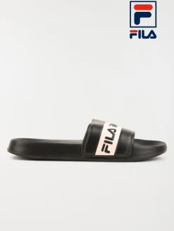 Claquettes FILA femme noir rose (36-41)