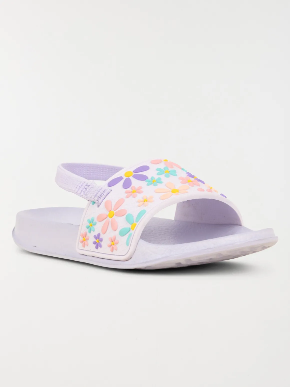 Claquettes fleurs fille (24-30)
