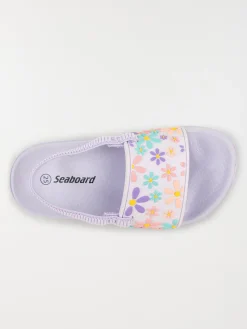Claquettes fleurs fille (24-30)