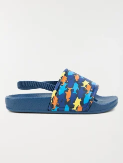 Claquettes motif requin garçon (24-30)