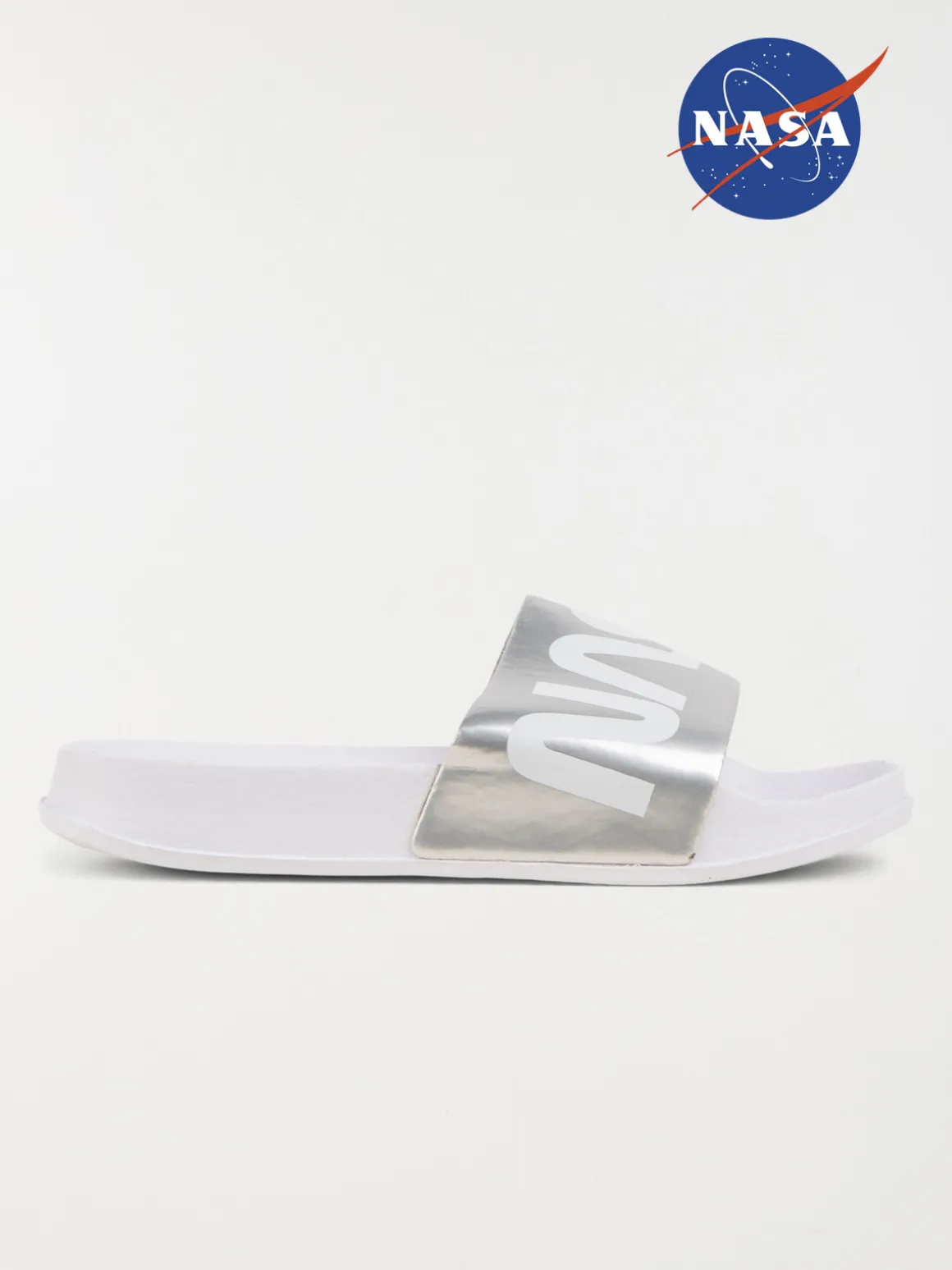 Claquettes NASA blanche fille (31-35)