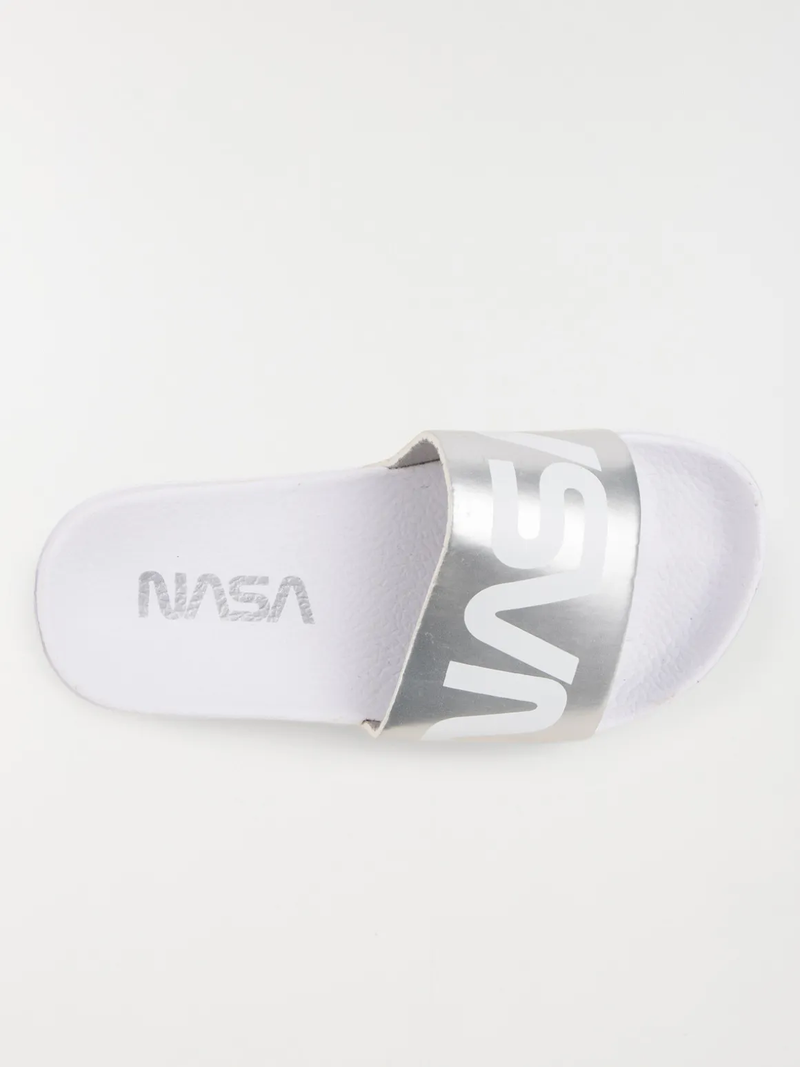 Claquettes NASA blanche fille (31-35)