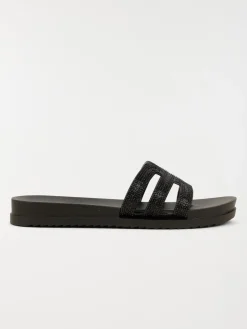 Claquettes noires femme (36-41)