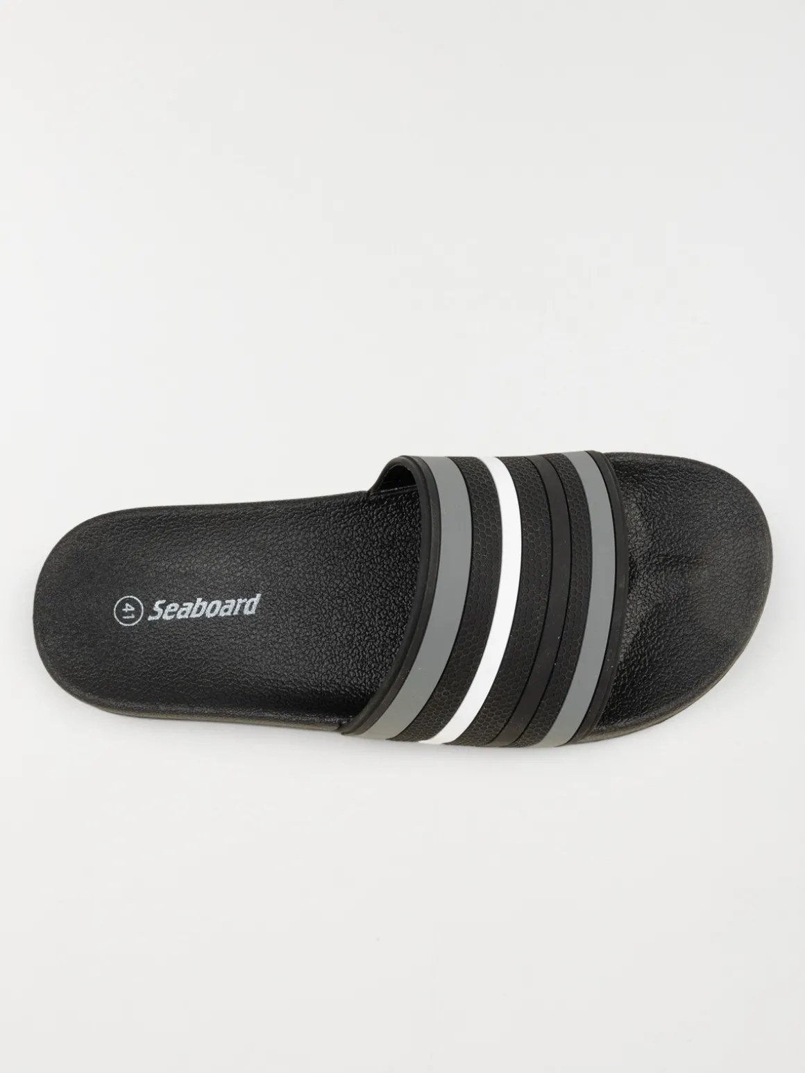 Claquettes noires homme (40-46)