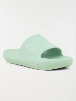 Claquettes vert d'eau femme (36-41)