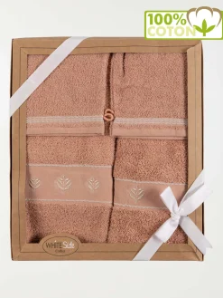 Coffret éponge 4 pièces rose