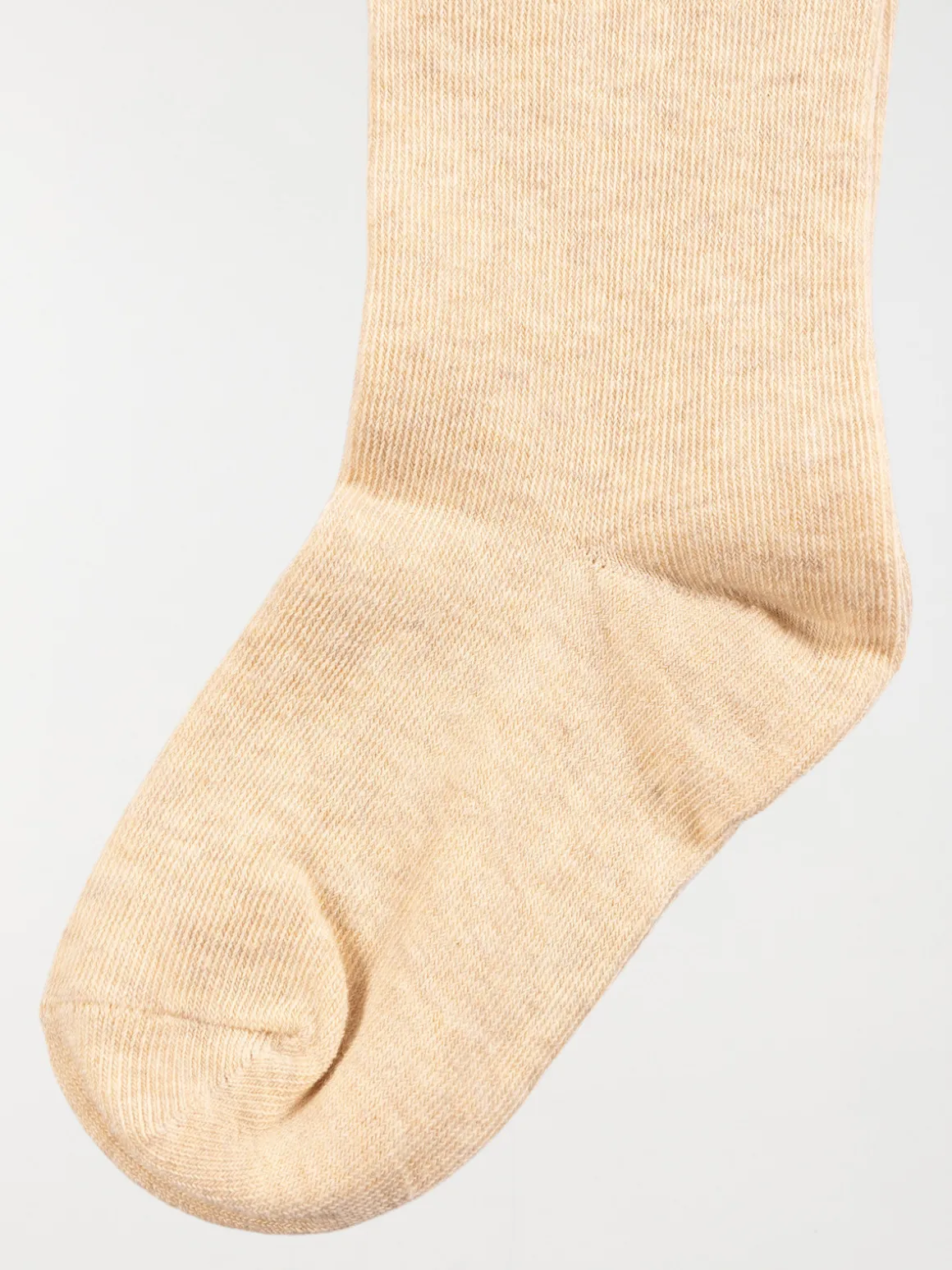Collants chauds beige clair chiné fille